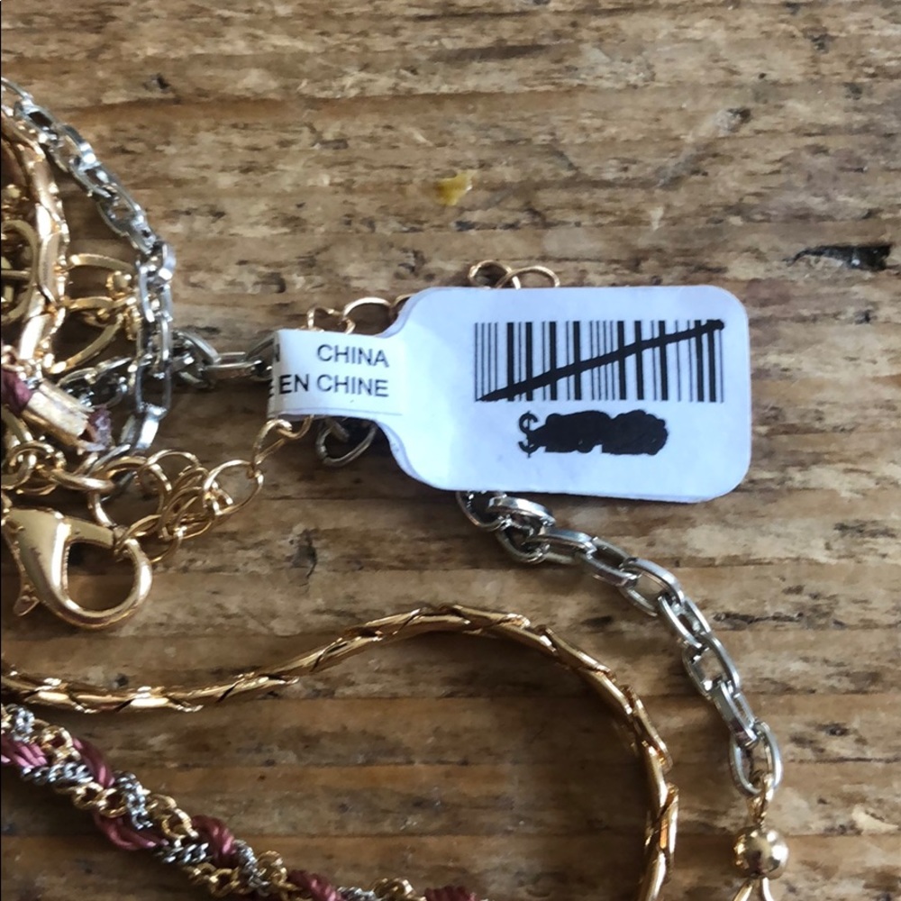 Free People Layered Chain Bolo necklace NWT - Picture 5 of 5